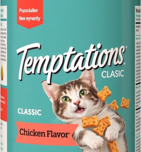 Temptations Classic Crunchy & Soft Cat Treats, Chicken Flavor 30oz Tub: Play-Reward Pairing