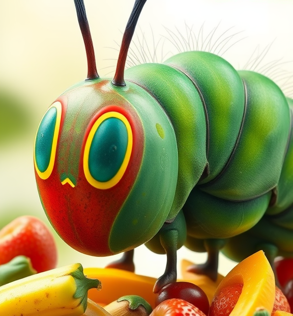 very hungry caterpillar food