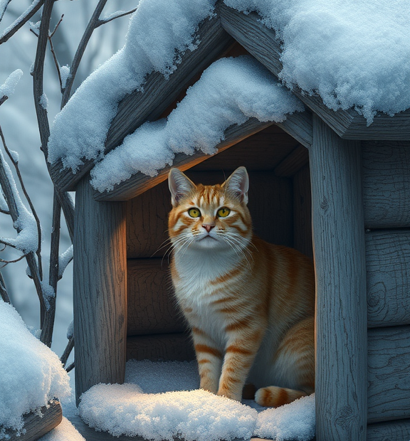 winter cat shelter