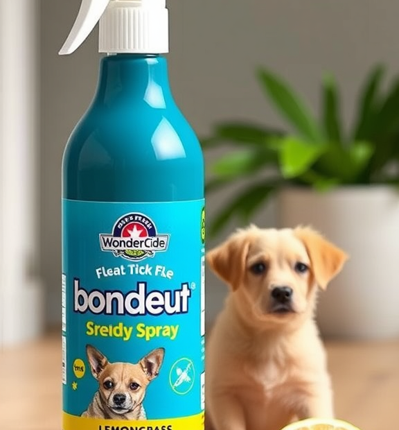 Wondercide Flea, Tick & Mosquito Spray for Pets & Home, Lemongrass, 16 oz.