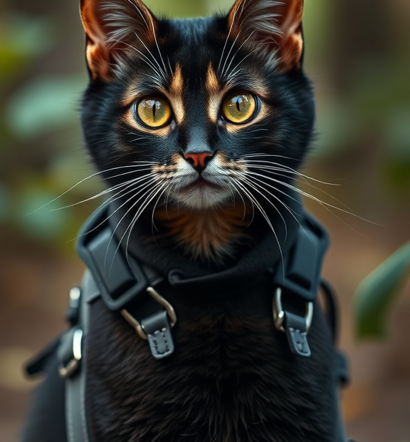 cat backpack black