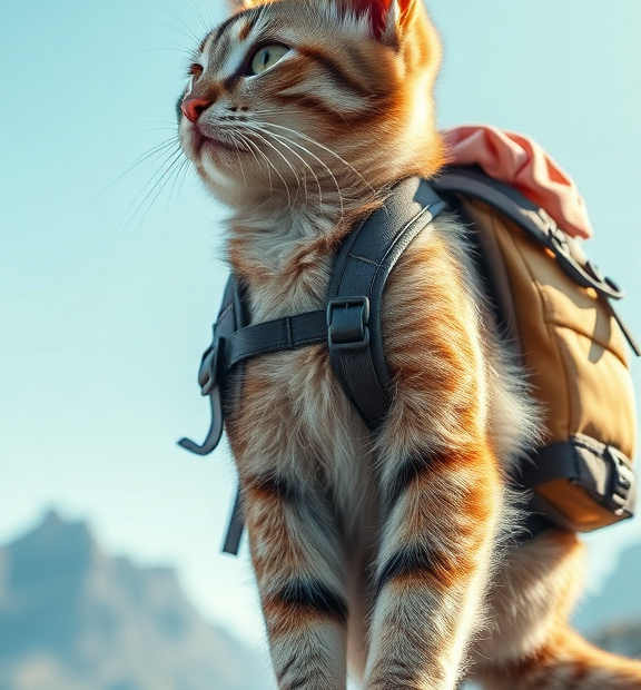 cat backpack hiking