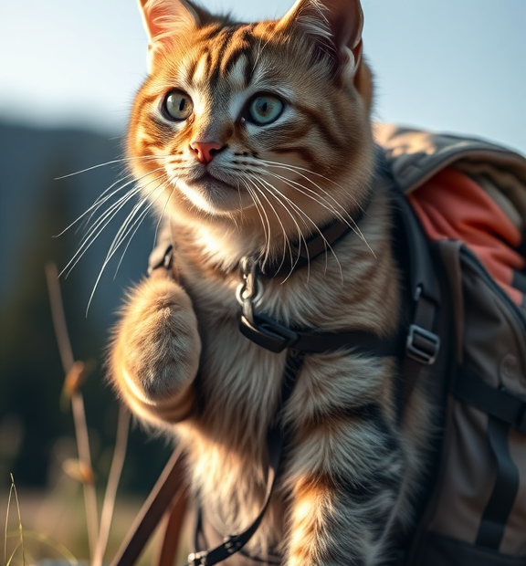 cat backpack hiking