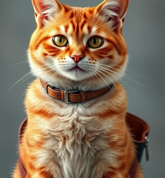 cat backpack leather