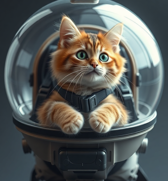 Cat Clear Bubble Backpack Carrier, Space Capsule Astronaut Backpack for Cats Small Dog Kitten