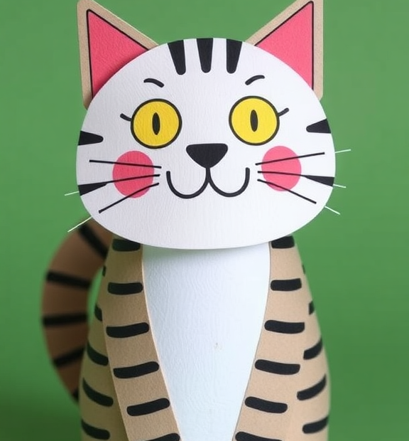 Cat Food Can Crafts: Color-coded trackers for diet and health