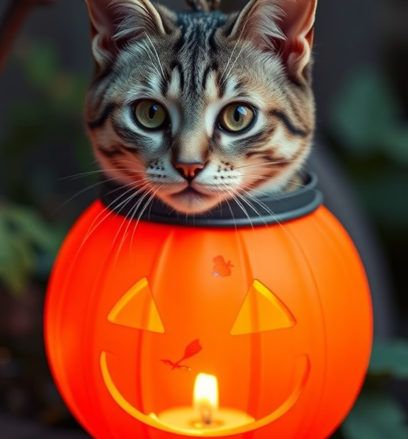 Cat Food Can Crafts: Night-lantern feeders for nocturnal companions
