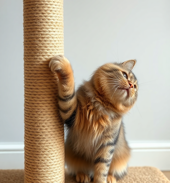 cat scratching post