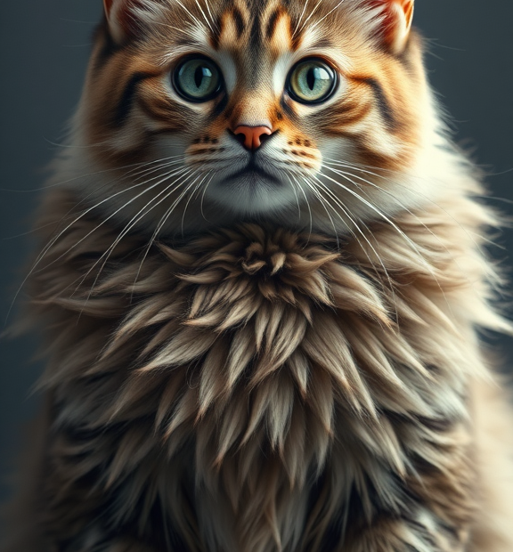 fur coat for cats