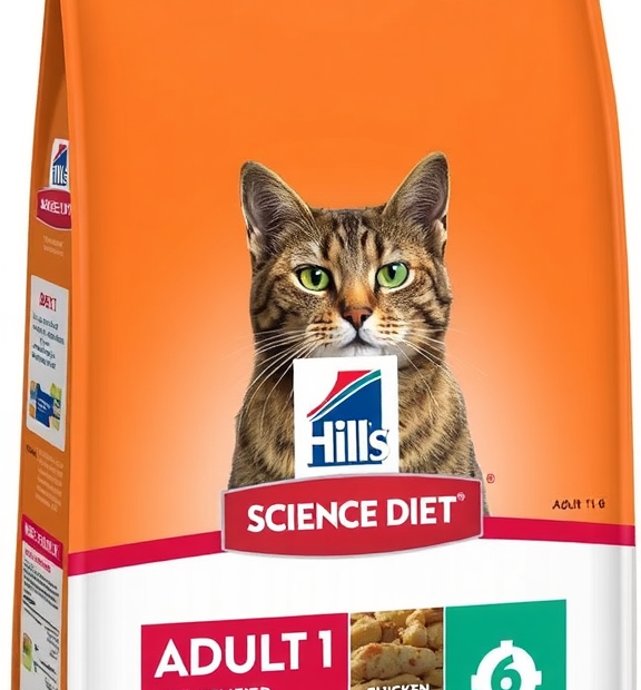 Hill’s Science Diet Adult 1–6 Premium Dry Cat Food, Chicken Recipe, 7 lb