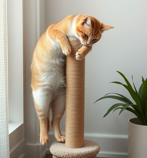 modern cat scratching post
