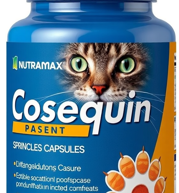 Nutramax Cosequin 80 Sprinkle Capsules for Cats – Chicken Flavor Cat Paw Photo