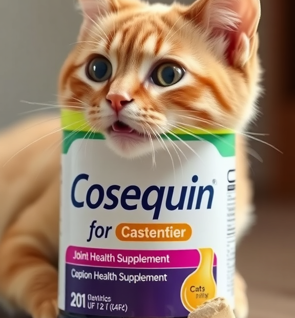 Nutramax Cosequin for Cats Joint Health Supplement, Contains Glucosamine for Cats | Jar Chew