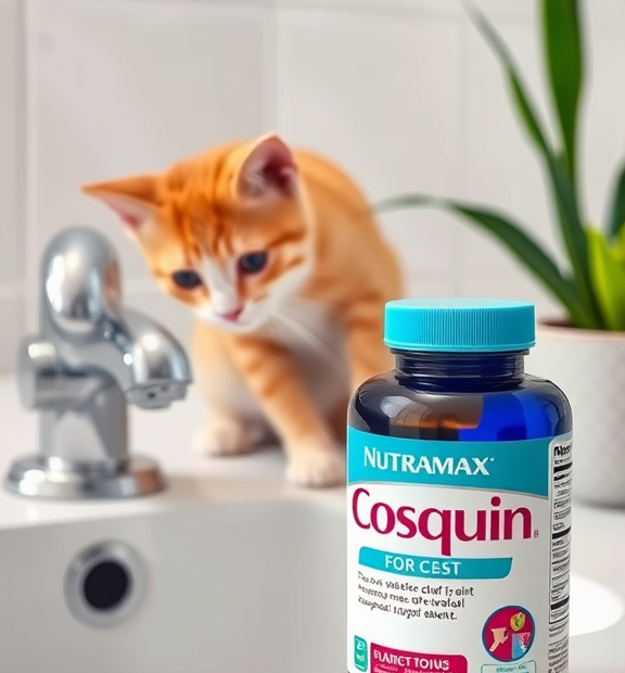 Nutramax Cosequin for Cats Joint Health Supplement – Sleek Sink Setup
