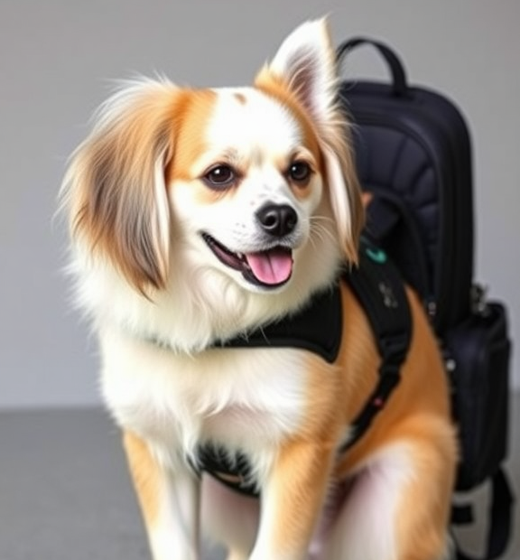 PetAmi Dog Backpack Carrier for Small Large Cat, Pet, Puppy, Ventilated Pet Hiking Backpack Tr