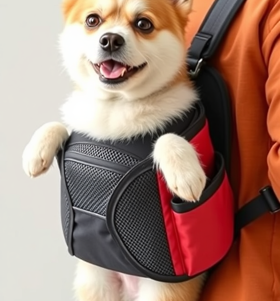 PetAmi Dog Carrier Backpack, Adjustable Pet Cat Front Carrier Backpack, Ventilated Dog Chest C