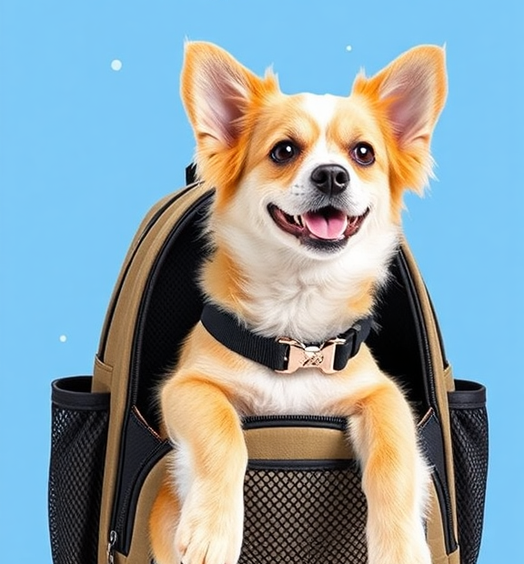 PetAmi Small Dogs and Cat Backpack Carrier, Airline Approved Pet Backpack Carrier, Ventilated,