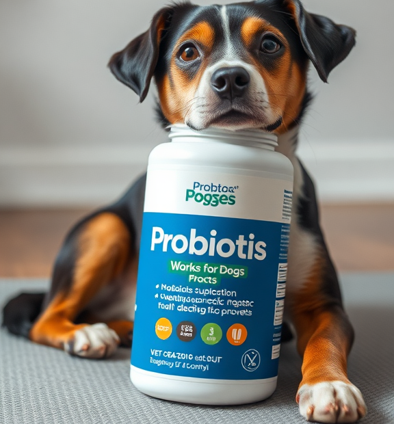 Probiotics for Dogs & Cats – Vet-Created Probiotic Supplement on Training Mat