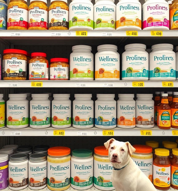 Probiotics for Dogs & Cats – Vet-Created Wellness Shelf Probiotic Display