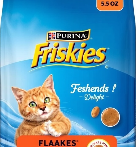 Purina Friskies Oceans of Delight Flaked & Prime Filets, 40 × 5.5 oz