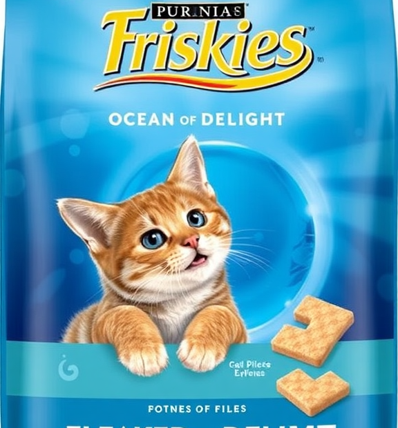 Purina Friskies Oceans of Delight Flaked & Prime Filets, 40 × 5.5 oz