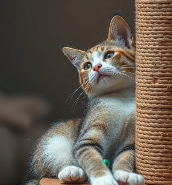 scratching post cat