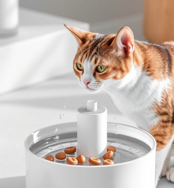 Self-Cleaning Cat Water Fountain – Large Capacity, Smart Pump.
