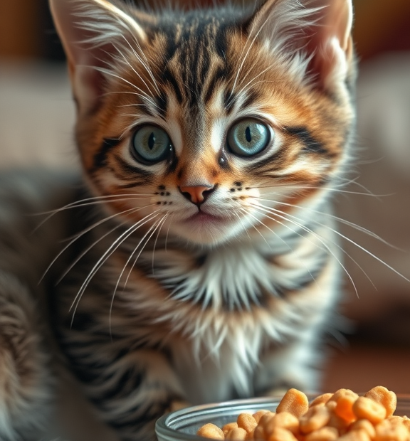 when to switch from kitten to cat food