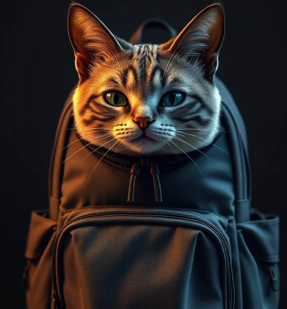 backpack cat logo