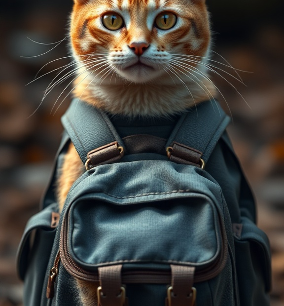 backpack of cat
