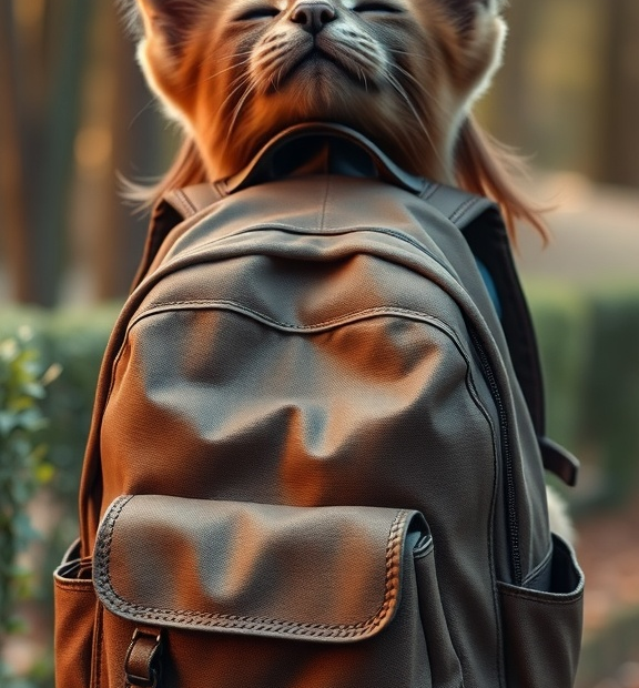 backpack with cat ears