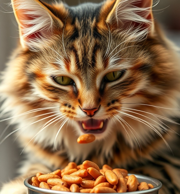 best cat food for hairballs and vomiting