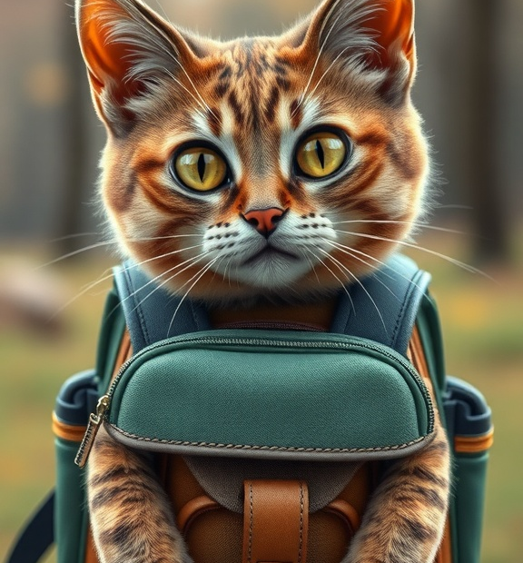 cat backpack for school
