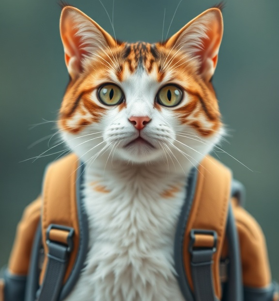 cat backpack school