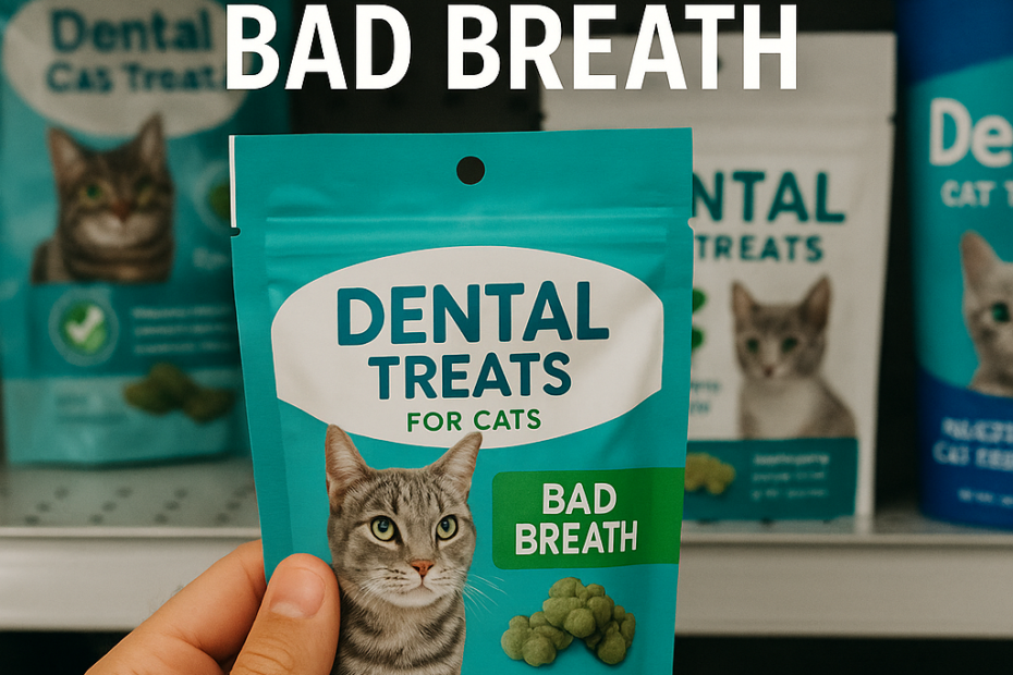 Choosing Dental Treats for Cats with Bad Breath