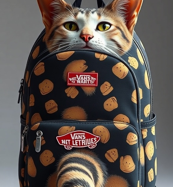 vans cat backpack