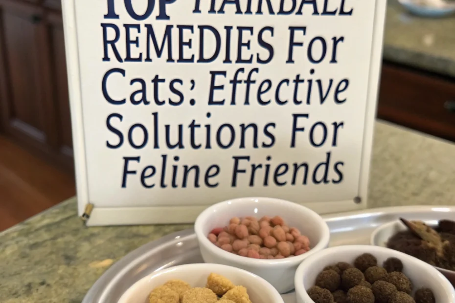 Top Hairball Remedies for Cats: Effective Solutions for Feline Friends