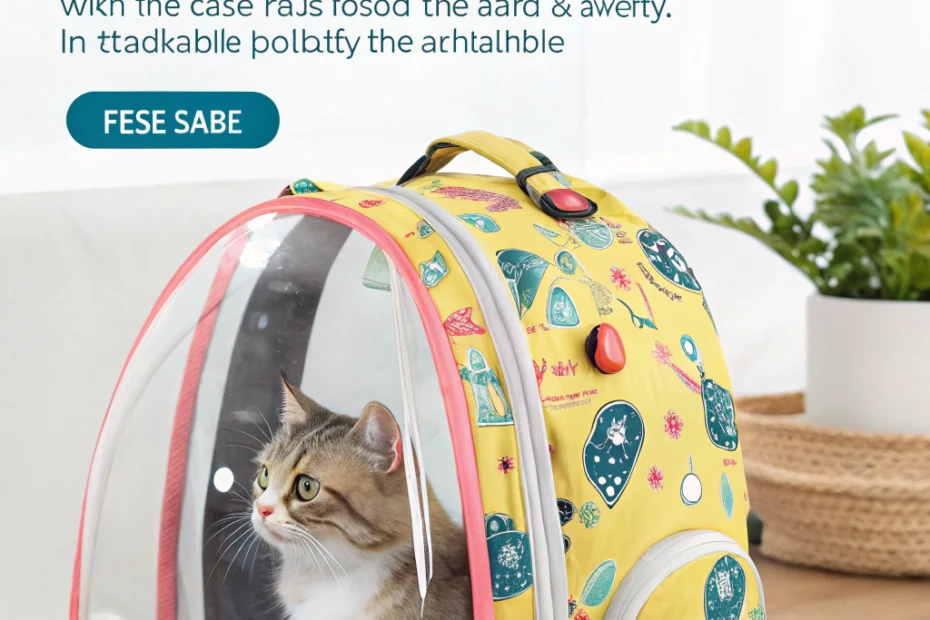 Cat Bubble Backpack: A Stylish and Safe Travel Choice
