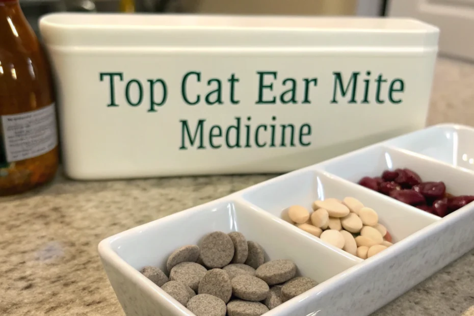 Top Cat Ear Mite Medicine Choices: Support Your Feline's Health