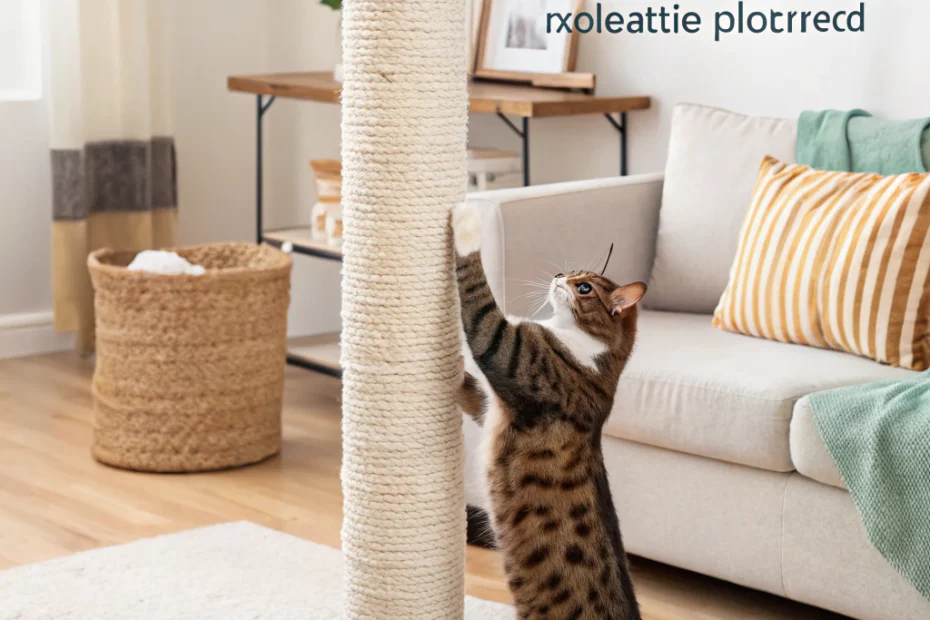Choosing the Perfect Large Cat Scratching Post for Your Feline