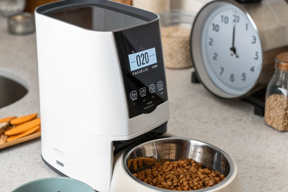 Enhance Your Cat's Mealtime with an Automatic Feeder