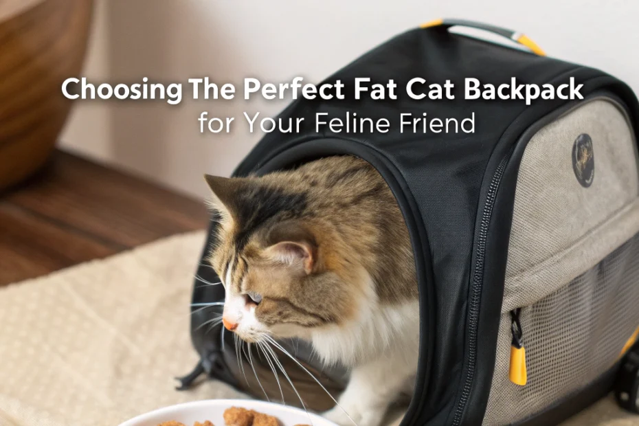 Choosing the Perfect Fat Cat Backpack for Your Feline Friend