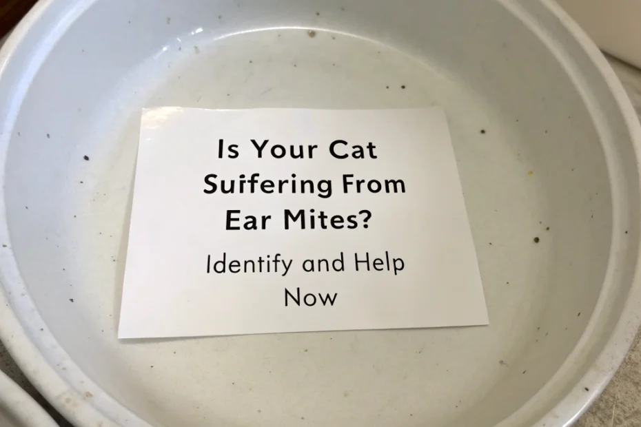 Is Your Cat Suffering from Ear Mites? Identify and Help Now