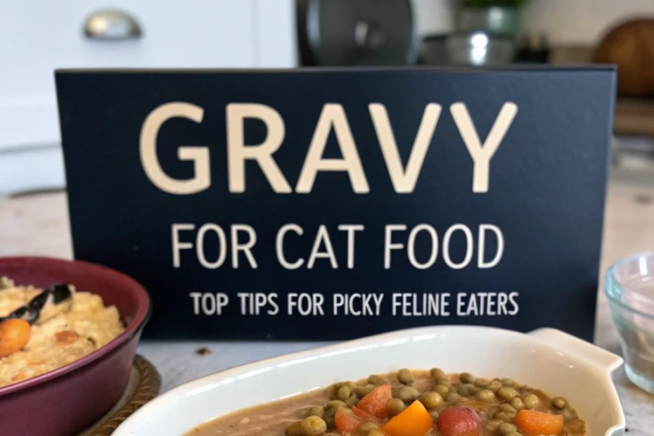 Gravy For Cat Food: Top Tips for Picky Feline Eaters