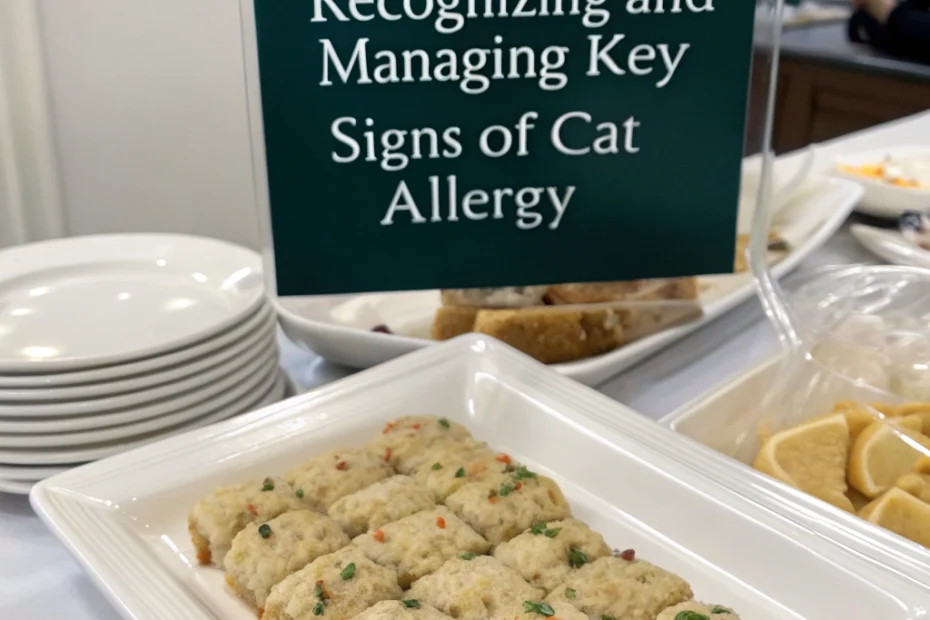 Recognizing and Managing Key Signs of Cat Allergy