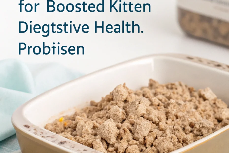 Vet-Created Probiotics for Cats: Boost Kitten Digestive Health
