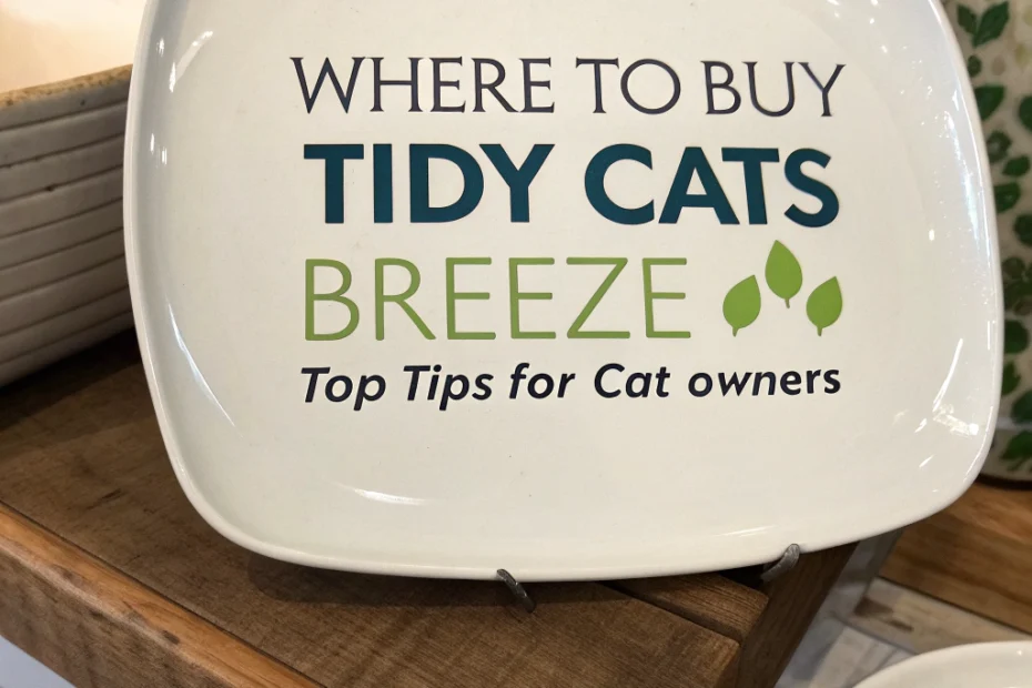 Where to Buy Tidy Cats Breeze: Top Tips for Cat Owners