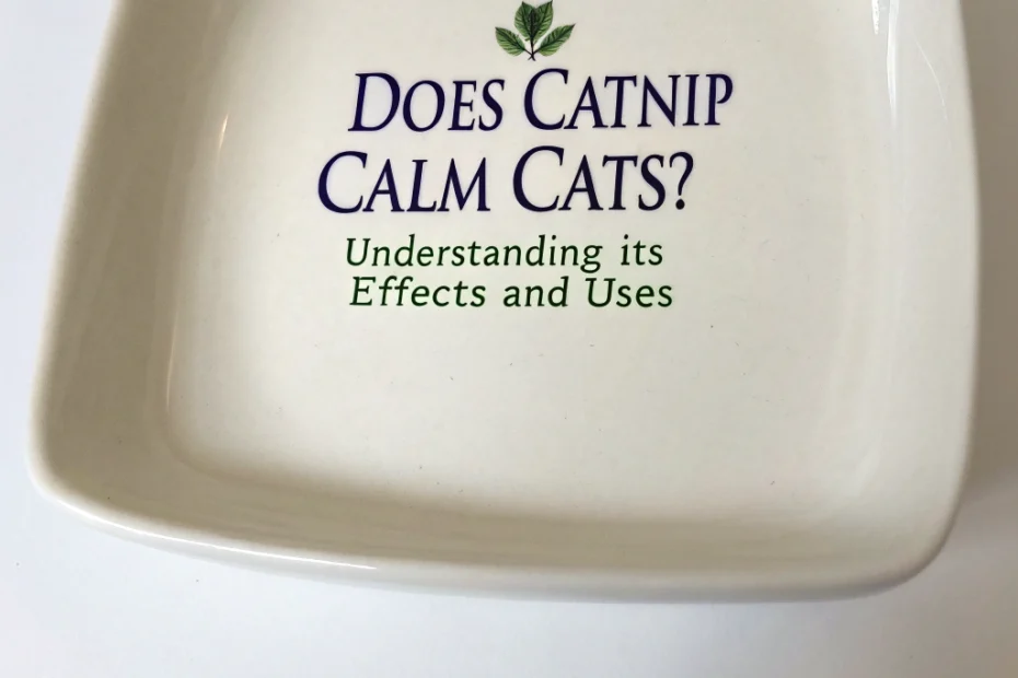 Does Catnip Calm Cats? Understanding Its Effects and Uses