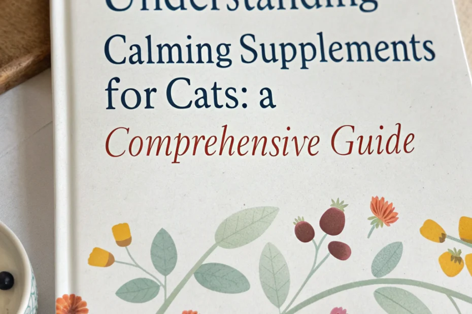 Understanding Calming Supplements for Cats: A Comprehensive Guide