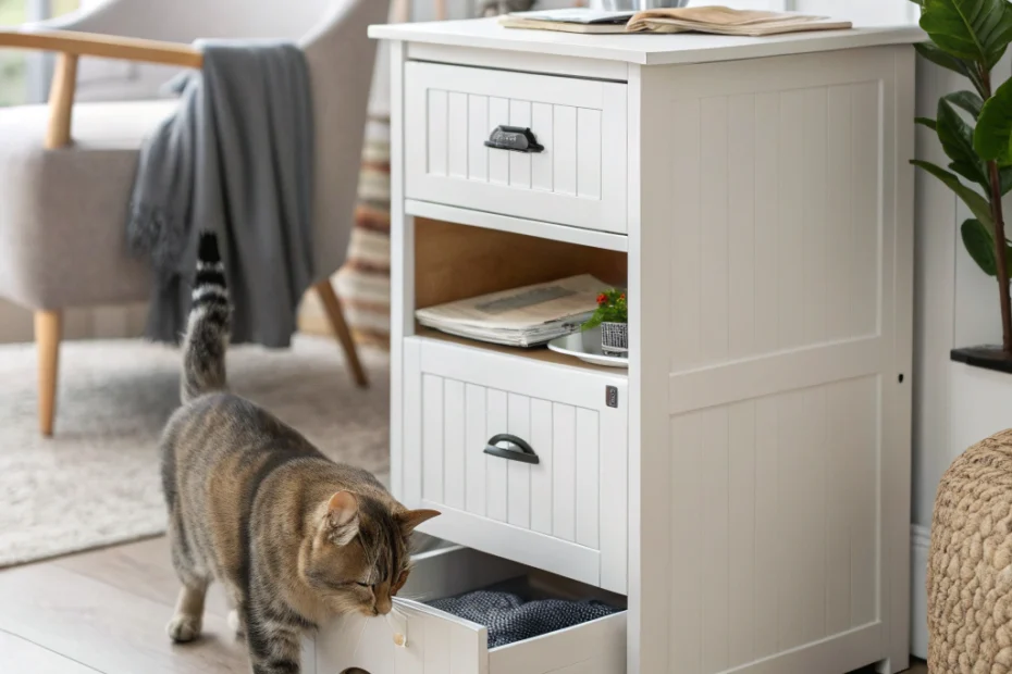 Cat Litter Box Furniture Hidden: Stylish Solutions for Your Home